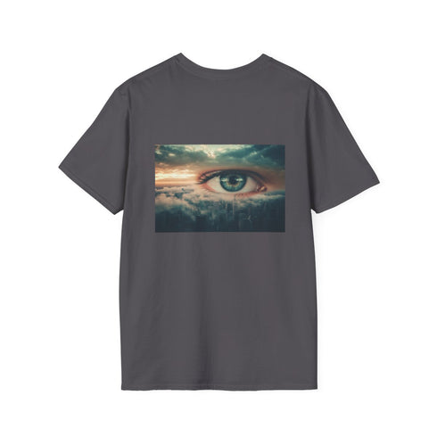 Surreal Floating Eyes City T-shirt