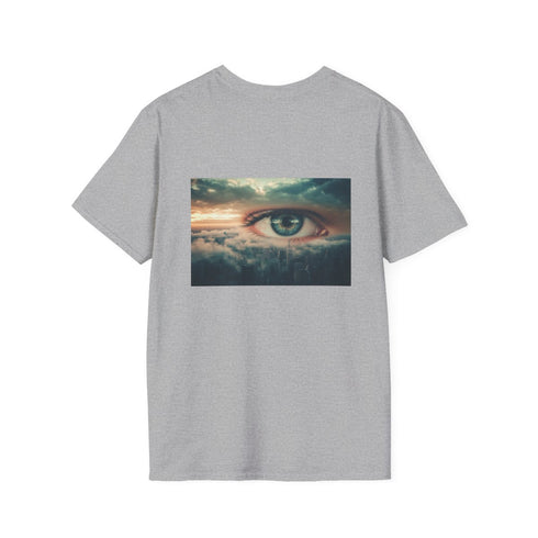 Surreal Floating Eyes City T-shirt