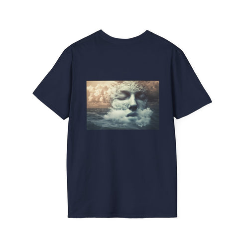 Surreal Melting Face Ocean Shirt