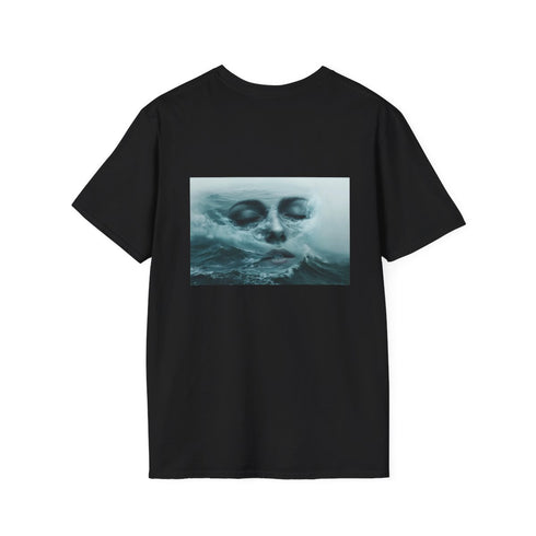 Surreal Melting Face Ocean T-Shirt