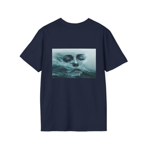 Surreal Melting Face Ocean T-Shirt
