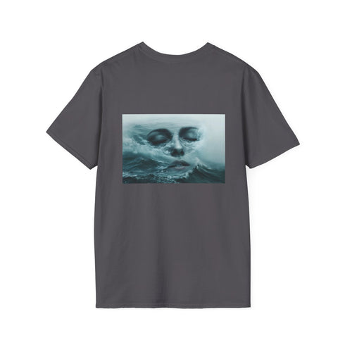 Surreal Melting Face Ocean T-Shirt