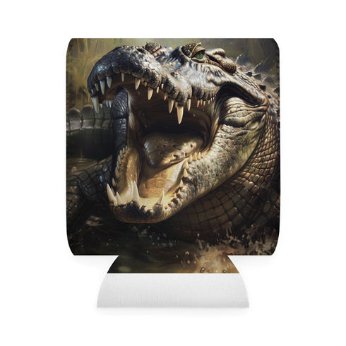 Swamp Splendor Crocodile Can Cooler