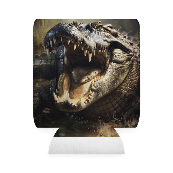 Swamp Splendor Crocodile Can Cooler