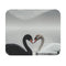 Swan and Bird Heart Mousepad