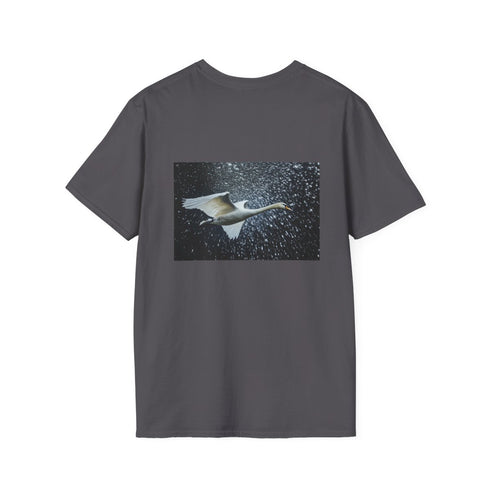 Swan Flying Binary Storm Tee