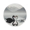 "Swan Heart Round Rug: Elegant, Unique, and Stunning"