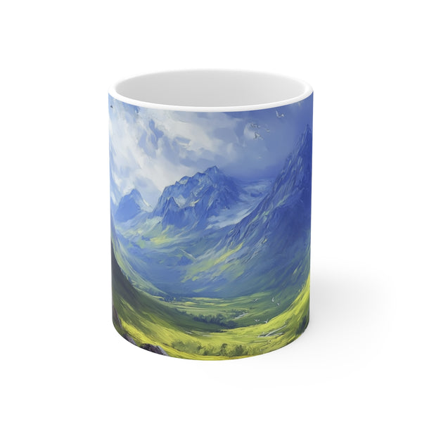 "Sweeping Snowdonia Mug Design"