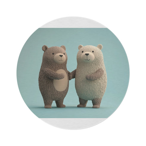 "Sweet Bears Circle Rug"