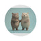 "Sweet Bears Circle Rug"