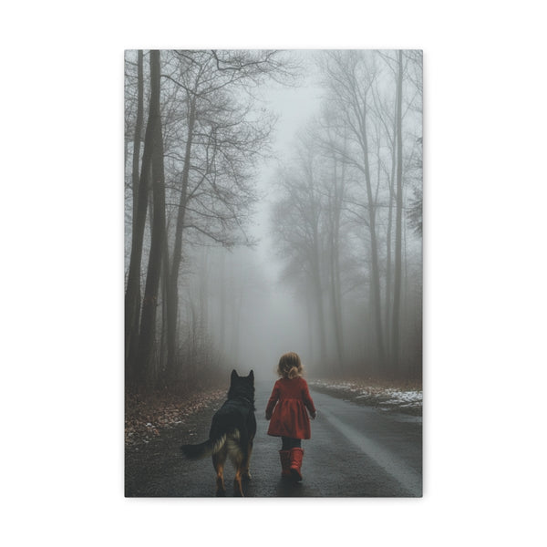 "Sweet Toddler in Winter Wear"