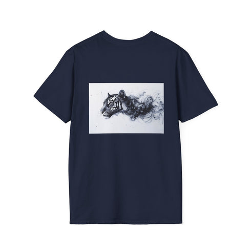 Swirling Ink Tiger Graphic Tee