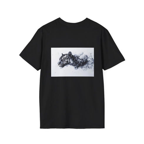 Swirling Ink Tiger Graphic Tee