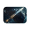 "Sword-Inspired Epic Asteroid Bath Mat"
