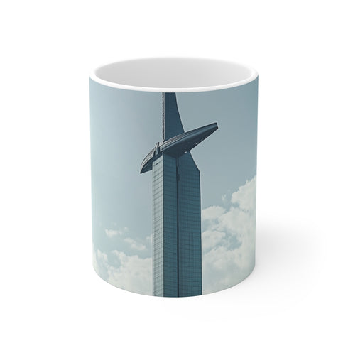 Sword Skyscraper Shaped Coffee Mug