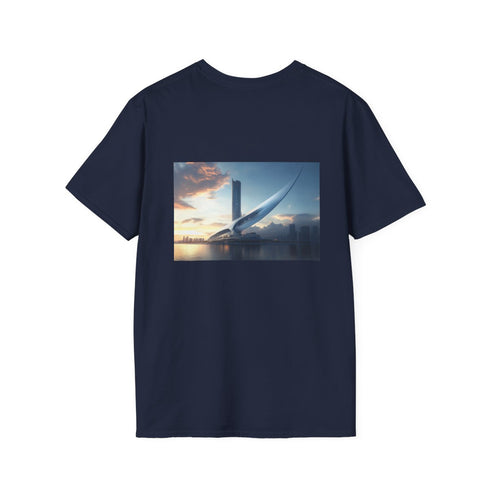 Sword Skyscraper T-Shirt Design