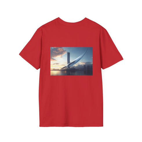 Sword Skyscraper T-Shirt Design