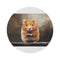 "Syrian Hamster Artistic Round Rug"