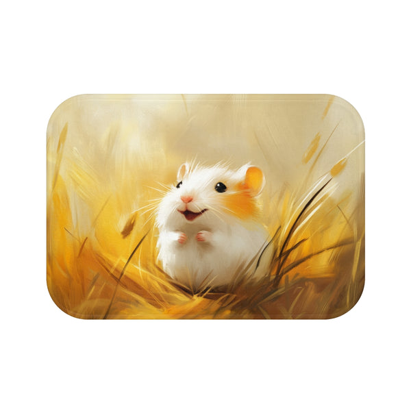 "Syrian Hamster Cute Bath Mat"