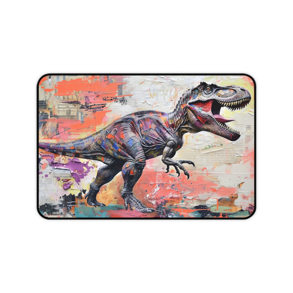 "T-Rex Desk Mat: Roar-some Decor!"