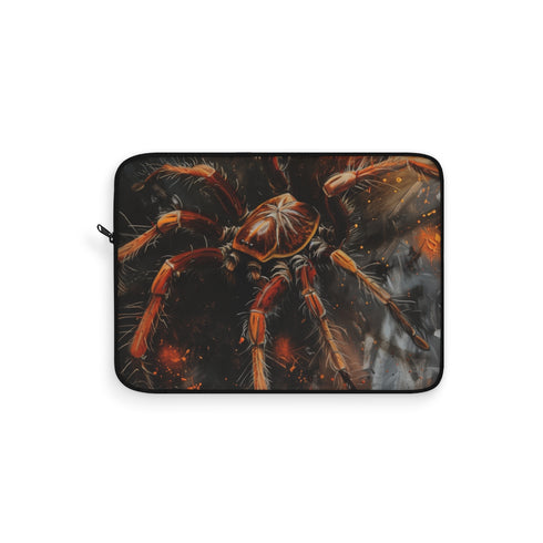 "Tarantula Art Laptop Sleeve: Fearlessly Stylish"