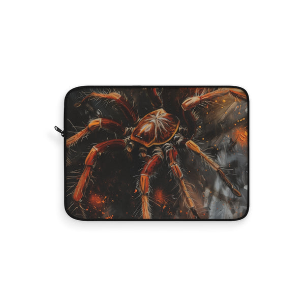 "Tarantula Art Laptop Sleeve: Fearlessly Stylish"