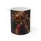 "Tarantula Painted Coffee Mug: Creepy Chic"