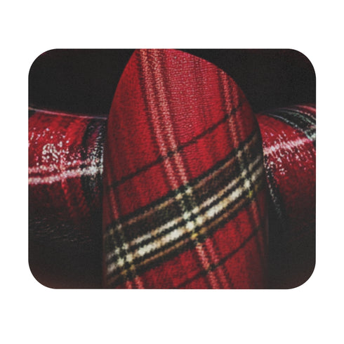 Tartan Kiss Mouse Pad