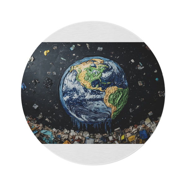 Tears of Pollution Round Rug