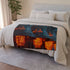 Temple Bells Glowing with Code Plush Fleece Throw Blanket