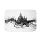 Temple Skyline Bath Mat Design