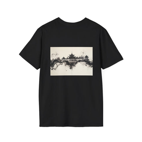 Temple Skyline Ink Ribbon T-shirt