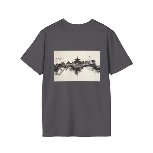 Temple Skyline Ink Ribbon T-shirt