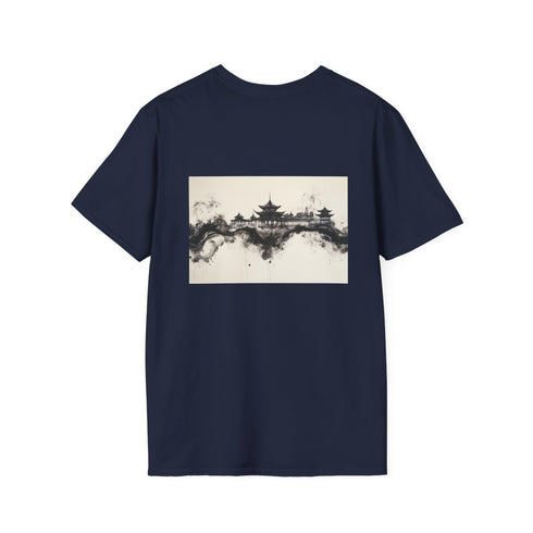 Temple Skyline Ink Ribbon T-shirt