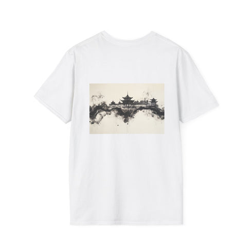 Temple Skyline Ink Ribbon T-shirt