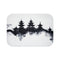 "Temple Skyline Print Bath Mat"