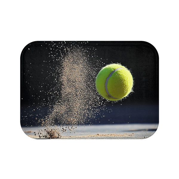 "Tennis Ball Bath Mat: Playful and Practical"