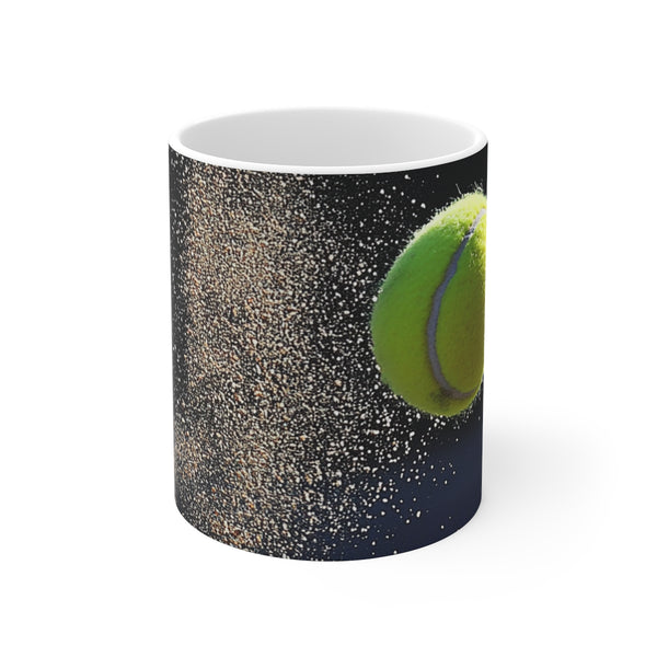 "Tennis Ball Close-up Mug"