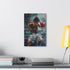 Boxing-themed canvas artwork, celebrates power and determination with striking visual.