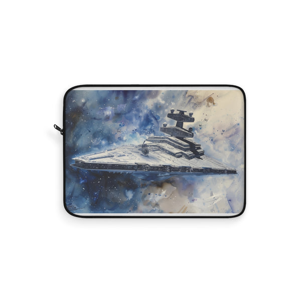 "The Executor Star Destroyer Sleeve: Protect Your Laptop in Galactic Style!"