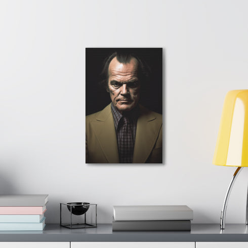 The Gentleman with the Smile Canvas Art Print Indoor Wall Decor