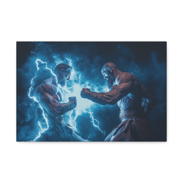 "The God of War Battling"