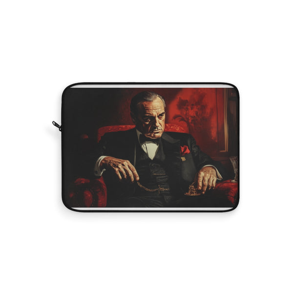 "The Godfather Laptop Sleeve: Classic Don Corleone Style"