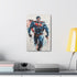 Man of Steel Superman flying canvas art for superhero fans.