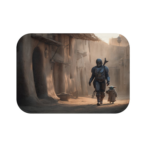 "The Mandalorian Themed Bath Mat"