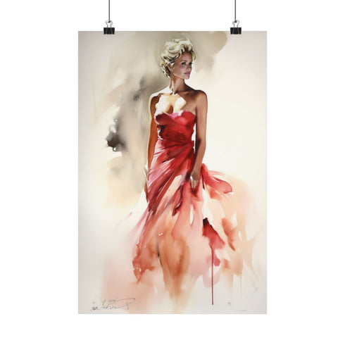 "The Red Lady of Elegance"