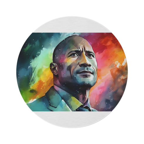 "The Rock Rumble Round Rug"