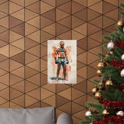 Ultimate Showman poster depicting Connor Reid's electrifying charisma on matte paper.