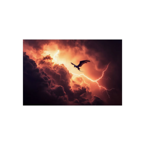 "Thrilling Lightning Dragon Storm Flight"