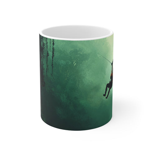 "Thrilling Zipline Jungle Adventure Mug"
